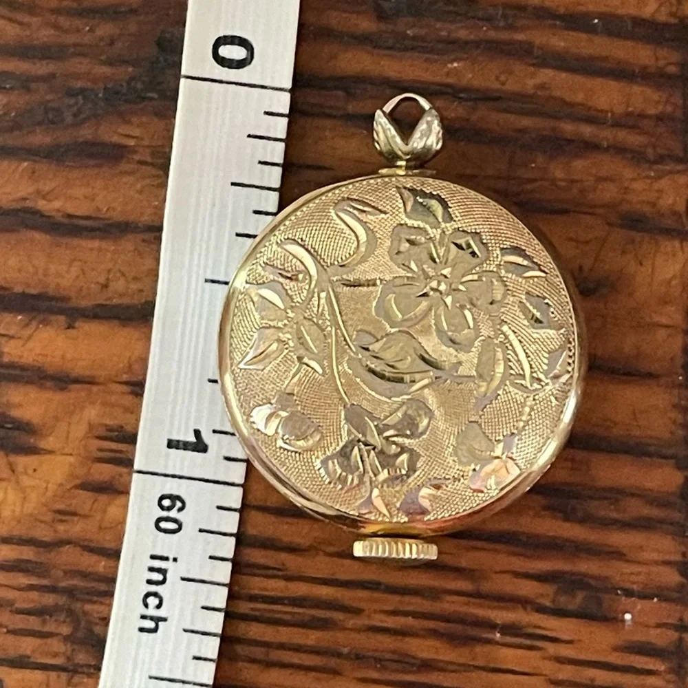 Bucherer Ladies pendant Watch 17 Jewel vintage - Picture 5 of 5
